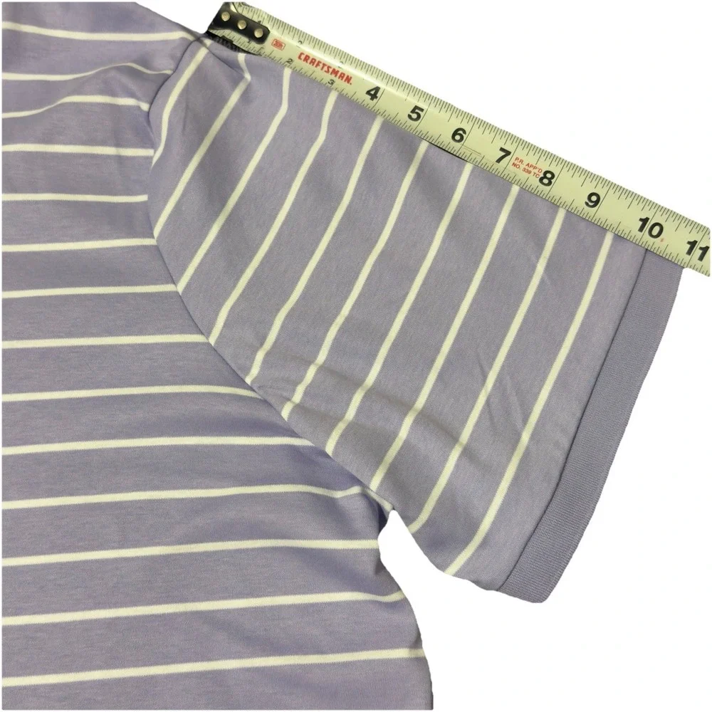 Polo Ralph Lauren Soft Cotton Polo Shirt Mens 2XL‎ Sky Lavender White Classic
